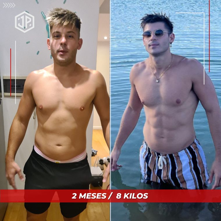 Antes y después de cliente de JP Coaching