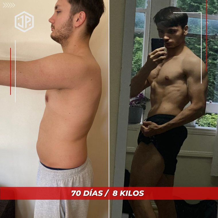 Antes y después de cliente de JP Coaching